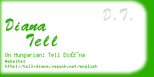 diana tell business card